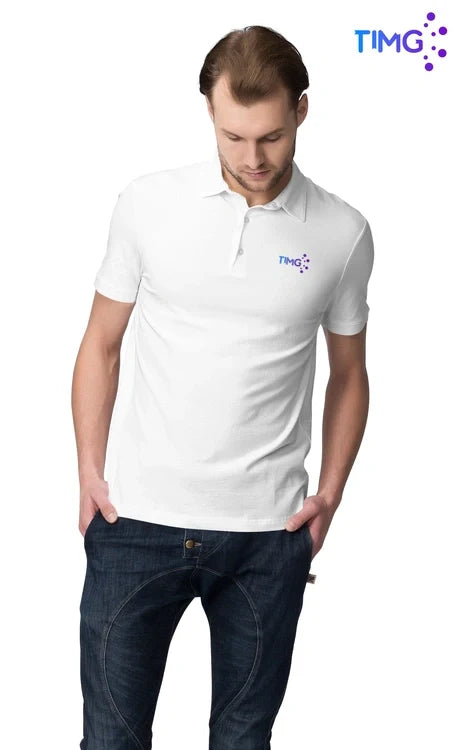 Polos blancos Sublimable de Varon Cuello Camisero o pique TIMG Peru