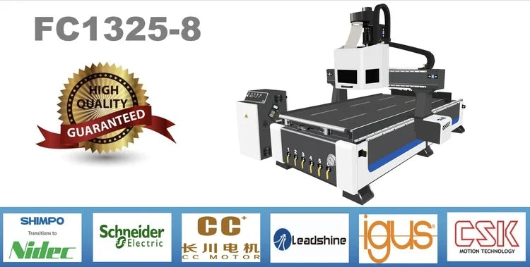 Máquinas CNC router ATC de auto cambio de herramientas 1313 1325 1530 2030