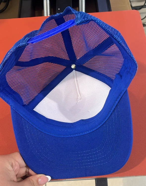 Gorra Azul Rey Sublimable Hecho en Perú - Personalizable e Imprimible | Ideal para Sublimación de Alta Calidad y Personalización Creativa | Compra en Línea Ahora