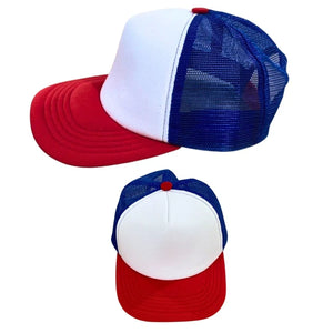 Gorra Azul roja Sublimable - Hecho en Peru