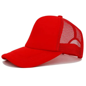 Gorra color Rojo Completo Hecho en Perú Imprimible lateral