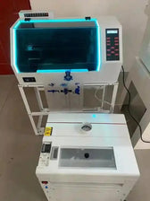 A3 DTF Printer Blue ligth with Dual XP600 Heads t-shirt