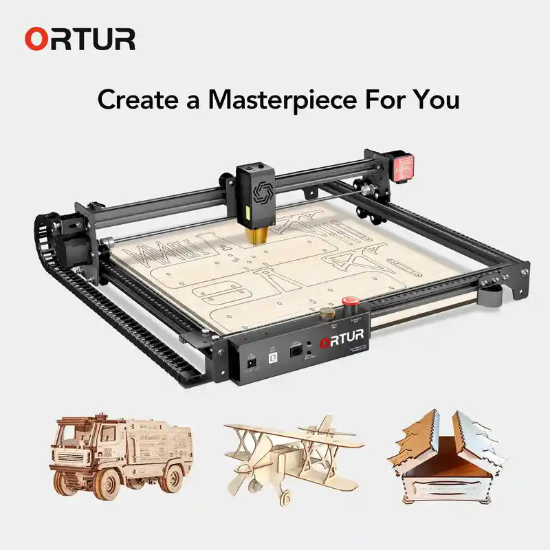  Ortur OLM2 Pro S2 Cnc laser de hobbies grabado madera Cuero