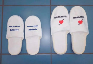 Pantuflas sublimables Adultos y Niños -