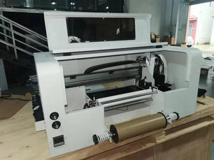 Plotter DTF UV blanco 2 cabezales xp600 - cama de arrastre para FILM AB - CYMKW