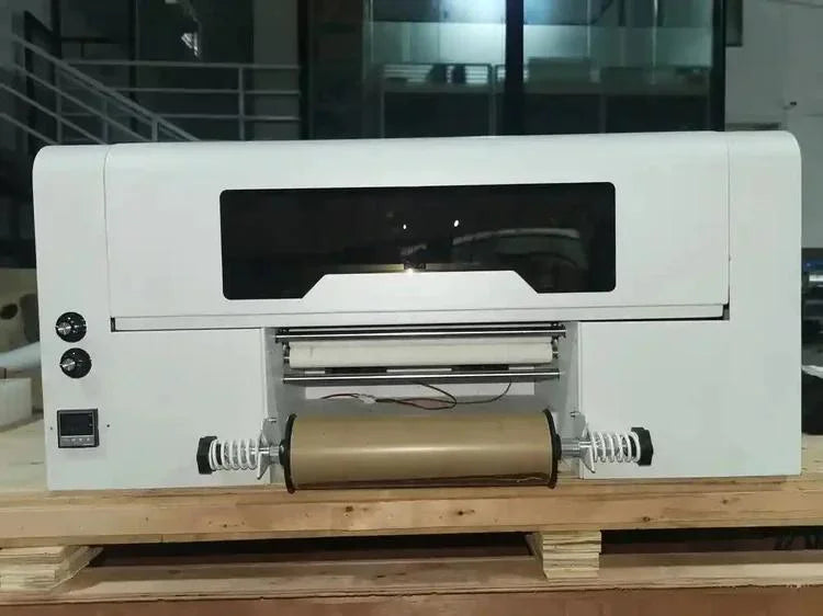 Plotter DTF UV blanco 2 cabezales xp600 - cama de arrastre para FILM AB - CYMKW