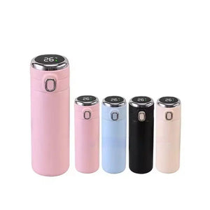 2024 Sublimation Water Bottle Outdoor Travel Double Wall Vacuum Flask Stainless Steel Tumbler Cup Led Temperature Display