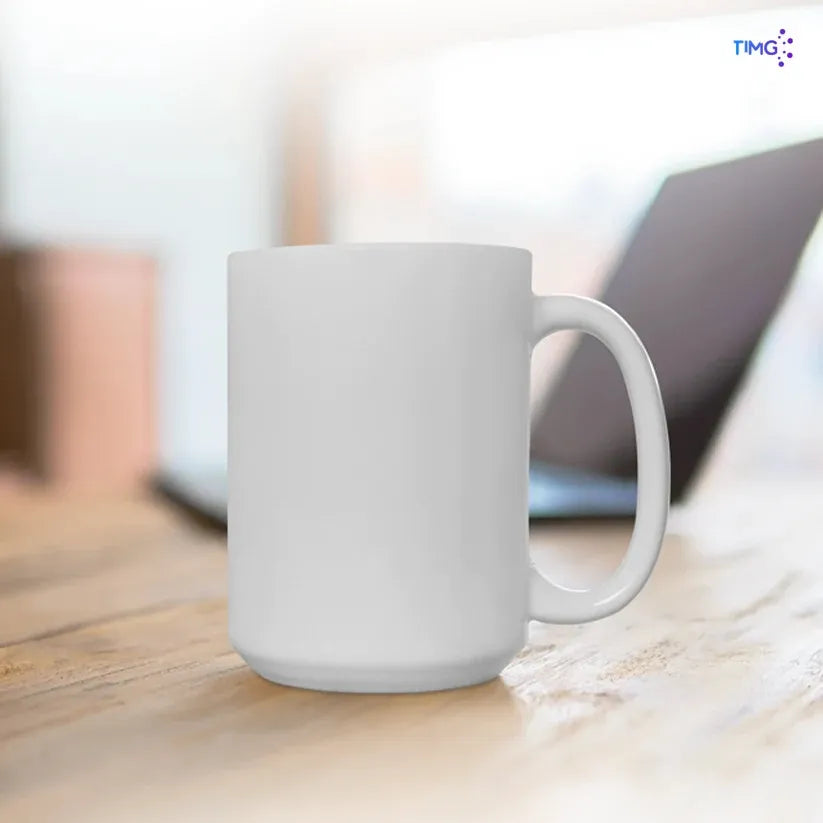 Taza sublimable blanco 15oz sin cajita estampado sublimación