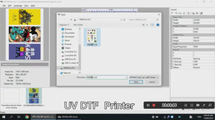 Impresora A4 UV aplicada a UV DTF a2030 KIT de impresion UV